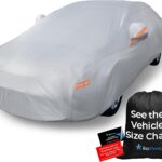EzyShade 10-Layer Car Cover Waterproof All Weather. See Vehicle Size-Chart for Accurate Fit. Outdoor Full Exterior Covers for Automobiles Sedan Hatch SUV Rain Sun Protection. Size A3 (See SizeChart)
