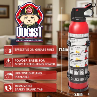 Dry Stop Fire Extinguishing Spray for Home & Car – 600g Portable Dry Chemical Fire Suppression Spray | for Kitchen Grease, Electrical, Vehicle & Garage Fires, Easy to Use (4-Pack) - Image 6