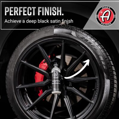 Adam's Polishes Graphene Tire Dressing - Deep Black Finish W/Graphene Non Greasy Car Detailing | Use W/Tire Applicator After Tire Cleaner & Wheel Cleaner | Ceramic Coating Like Tire Protection - Image 3