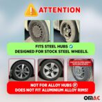 Sparco SPC1691BKGR 16-inch Lazio Wheel Covers Black/Grey - Image 4