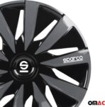 Sparco SPC1691BKGR 16-inch Lazio Wheel Covers Black/Grey - Image 8