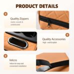Multifunctional Car Armrest Cushion with Integrated Booster, 2026 Upgraded Universal Style Memory Cotton Car Armrest Box Pad, Car Center Console Armrest Pillow, with 2 Cup Holder (Black Red) - Image 3
