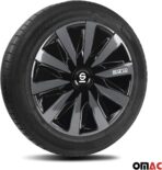 Sparco SPC1491BKGR Wheel Covers Lazio 14-inch Black/Grey - Image 5