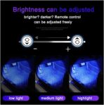 LED Car Lights with App Control, Car LED Strip Lights, Smart Interior Car Lights with DIY Mode and Music Mode, Under Dash Interior Lights for Car with Smart USB Port, Fit for Cars, Trucks, SUVs - Image 4