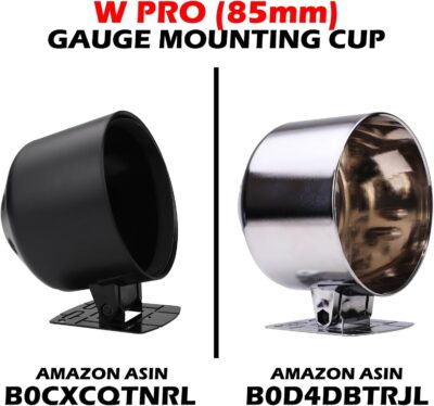 MOTOR METER RACING W Pro 85mm 3-3/8" GPS Speedometer Digital Odometer 120 MPH Waterproof White Dial Red LED for Car Truck Marine Boat Yacht Motorcycle - Image 6