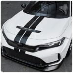 Arespark Carbon Fiber Wrap Black Vinyl Wrap, Cars Window Door Trim Universal Chrome Delete Vinyl Tape, Door Edge Guards Vehicle Protection Tape Auto Accessories with Free Tool Kit (3in x 30ft) - Image 5