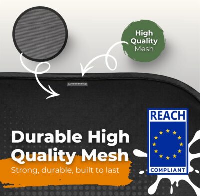 Car Window Shade for Baby with Certified UV-Protection 2 Pack - 20"x12" - Image 7