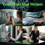 Bath Wipes Shower Cleaning Cloths, Premium Car Drying Towel | Ultra Absorbent Twisted-Loop Design| Microfiber Towel for Car, Shower Cabin, Household - Image 7