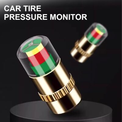 Tire Pressure Monitoring Valve, 2026 New 2.4Bar 36 PSI Pressure Monitor Valve Stem Caps, Easy to Read Sensor Indicator with 3 Color Eye Alert for Most Car Truck SUV (Gold, 8 Pcs) - Image 5