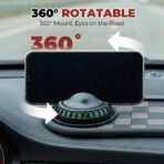 Mobile Phone Bracket Anti-Slip Mat, Multifunction Car Dashboard Mat with Temporary Parking Number, Large Universal Fit Anti-Slip Mat for Phones, Sunglasses and Keys Gadget (Style F) - Image 6