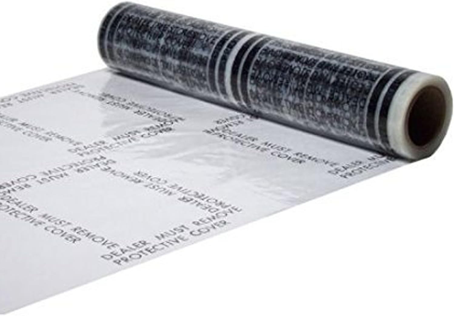 1774608010_615x1jN6WnL._AC_SL1500_.jpg Hi-Tech Auto Adhesive Plastic Floor Mat, 4 mil | Perforated Every 24" | 100 Mats Per Roll | (21" Wide, 200' Long) - Image 1