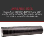 Hi-Tech Auto Adhesive Plastic Floor Mat, 4 mil | Perforated Every 24" | 100 Mats Per Roll | (21" Wide, 200' Long) - Image 6