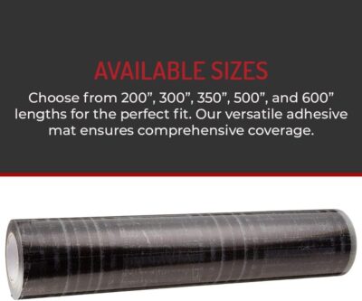 Hi-Tech Auto Adhesive Plastic Floor Mat, 4 mil | Perforated Every 24" | 100 Mats Per Roll | (21" Wide, 200' Long) - Image 6