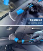 YeewayVeh Car Duster Kit, 3 Pack Car Detailing Brush Set with Extendable Microfiber Dust Brush & Scratch Free Car Dash Duster & Soft Car Interior Brush for Vehicles Motorcycle and Home Cleaning Tools - Image 4