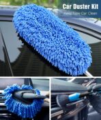 YeewayVeh Car Duster Kit, 3 Pack Car Detailing Brush Set with Extendable Microfiber Dust Brush & Scratch Free Car Dash Duster & Soft Car Interior Brush for Vehicles Motorcycle and Home Cleaning Tools - Image 5