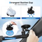 2026 Retractable Windshield Sun Shade Automatic Car Sunshade for Windshield, UV & Heat Protection, Keep Cool and Protect Interior, Adjustable Universal Fit for Car Trucks SUVs (Not for Large Trucks) - Image 5