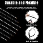 XT AUTO 8pcs 12V Super Bright 30cm 15 LED Flexible Waterproof LED Strip Light for Car Interior & Exterior Decoration DRL Day Running Light Or Boat Bus Garden - Image 3