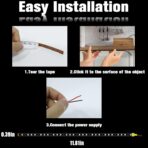 XT AUTO 8pcs 12V Super Bright 30cm 15 LED Flexible Waterproof LED Strip Light for Car Interior & Exterior Decoration DRL Day Running Light Or Boat Bus Garden - Image 5