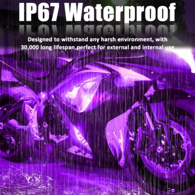 XT AUTO 8pcs 12V Super Bright 30cm 15 LED Flexible Waterproof LED Strip Light for Car Interior & Exterior Decoration DRL Day Running Light Or Boat Bus Garden - Image 4