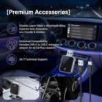 2026 Upgraded USB Wireless CarPlay Adapter for iPhone, Bluetooth 5.3 and Wi-Fi 6, Automatic & Zero-Delay Connection, Android auto Carplay Wireless Adapter for Android and iOS Systems. (Light Gray) - Image 6