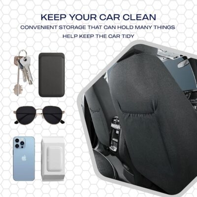 Skechers Memory Foam Car Seat Covers, Air Cool Mesh Thick Seat Covers, Gray Two Front Car Seat Protector, Airbag Compatible, Automotive Comfort & Protection for Most Cars, Van,Trucks, SUV,Grey - Image 6