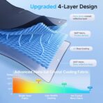 KUST Windshield Sun Shade for 2017-2026 Tesla Model Y/Model 3 Sunshade Accessories (Fit 2025-2026 Model Y Juniper / 2024 Model 3 Highland) Upgraded Foldable Sunshade, Blocks UV Rays Keep Car Cool - Image 3