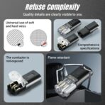 Double Wire Plug in Connector with Locking Buckle, Flame Retardant Locking Wire Quick Connectors, Suitable for Emergency Repairs, Home and Automotive Wiring, Easy to Use (50PCS) - Image 6