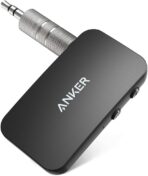 Anker Soundsync Bluetooth Receiver for Music Streaming with Bluetooth 5.0, Dual Device Connection, Handsfree Calls, 12-Hour Battery Life, for Car & Home Stereo - Signal Reception Only
