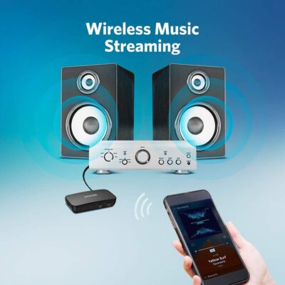Anker Soundsync Bluetooth Receiver for Music Streaming with Bluetooth 5.0, Dual Device Connection, Handsfree Calls, 12-Hour Battery Life, for Car & Home Stereo - Signal Reception Only - Image 2