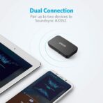 Anker Soundsync Bluetooth Receiver for Music Streaming with Bluetooth 5.0, Dual Device Connection, Handsfree Calls, 12-Hour Battery Life, for Car & Home Stereo - Signal Reception Only - Image 5