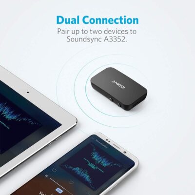 Anker Soundsync Bluetooth Receiver for Music Streaming with Bluetooth 5.0, Dual Device Connection, Handsfree Calls, 12-Hour Battery Life, for Car & Home Stereo - Signal Reception Only - Image 5