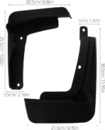 Car Mud Flaps and Mudguard Kit for 2021 Golf Edition, Soft Rubber Front and Rear Splash Guards, Universal Tire Protector Exterior Accessories for Cars - Image 2