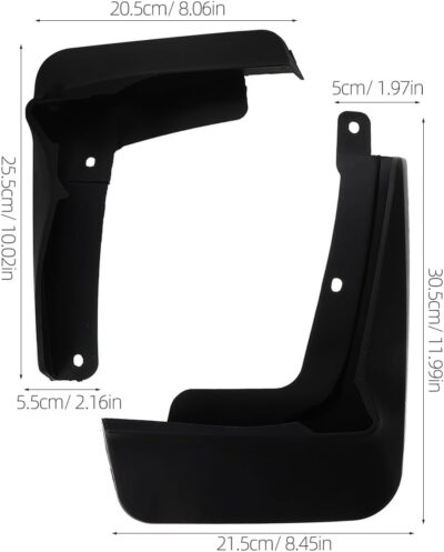 Car Mud Flaps and Mudguard Kit for 2021 Golf Edition, Soft Rubber Front and Rear Splash Guards, Universal Tire Protector Exterior Accessories for Cars - Image 2