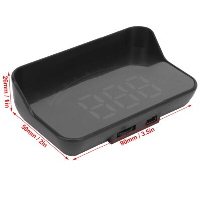 Car Head Up Projector High Definition OBD HUD Windshield Projector Overspeed Security Alarm for Vehicles Complying with OBDII Standards - Image 8