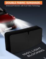 EcoNour Windshield Sunshade Compatible for Honda Civic 11th Gen 2022-2024 2025 2026 Including LX, Sport, EX, Touring, and Si Window Sun Shade Cover, UV Heat Blocker & Protector, Car Accessories - Image 8