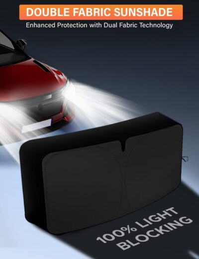 EcoNour Windshield Sunshade Compatible for Honda Civic 11th Gen 2022-2024 2025 2026 Including LX, Sport, EX, Touring, and Si Window Sun Shade Cover, UV Heat Blocker & Protector, Car Accessories - Image 8