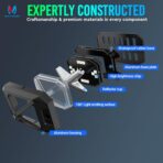 MICTUNING C4 RGBW Rock Lights Kit, 12 Pods 360° Ultra-Bright 4-Sided Wide Beam Angle Underglow Neon Accent Lighting Kit, Microphone Sync with APP Control, IP68 Waterproof - Image 9