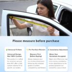 Car Curtains for Side Window - 4 Pcs Thicken Privacy Sun Shades Magnetic 100% Block Light Car Window Covers with Cooler Feeling (Thickset, 4pcs) - Image 5