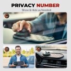 Mobile Phone Bracket Anti-Slip Mat, Multifunction Car Dashboard Mat with Temporary Parking Number, Large Universal Fit Anti-Slip Mat for Phones, Sunglasses and Keys Gadget (Style D) - Image 7
