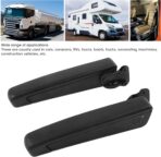 Car Seat Armrest, Fydun 1 Pair Universal Adjustable Seat Armrest Shock PU Sponge Black for Cars, , RVs, Trucks, Boats - Image 2