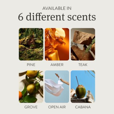 Drift Metal Vent Clip Starter Kit - Car Air Freshener - Scent Diffuser for Car - Metal Odor Eliminator - Grove - Image 3