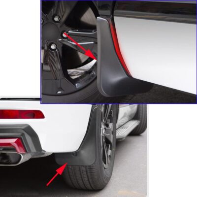 4Pcs Mud Guards Auto Mud Flaps Splash Guards Exterior Guards Fender Compatible with Honda HR-V HRV 2015 2016 2017 2018 Mudguards Mudflaps - Image 3
