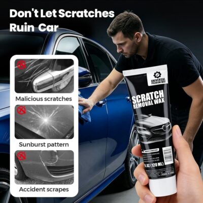 Car Scratch Remover Wax, Car Scratch Repair Paste, Car Polishing Wax Scratchs Remover Cars Paint Scratchs Repair Kit (3pcs) - Image 3