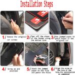 4 pcs Car Rubber Mudguard Mud Flaps Splash Guards Rubber Mudguard for Pickup SUV Sports Mud Flaps Guards Splash Front and Rear Universal (USA Flag) - Image 6