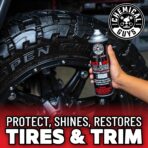 Chemical Guys Nice and Wet Tire Shine (Aerosol) (2 Pack) – High Gloss Tire Dressing Spray for Black Shine & Water-Based Protection - Image 5