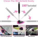 Viewsun Windshield Cleaner Tool, 17Pcs Pink Car Interior Cleaning Kit, Detailing Kit Cleaner, Detailing Brush, Cleaning Gel, Inside Cleaning Supplies Accessories for Women Girl Gift - Image 2