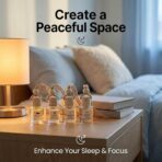 Essential Oil Car Air Freshener 2-Pack, Hanging Auto Diffuser for Rearview Mirror, Long Lasting Aesthetic Interior Decor Accessories (Teak Wood+Black Ice) - Image 5