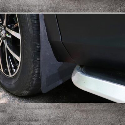 Universal Car Mud Flaps Rubber Mudguard Splash Guards Rubber Mudguard for Universal Sports Mud Flaps Guards Splash Front Or Rear Guards（Black） - Image 2