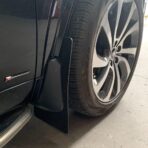 Universal Car Mud Flaps Rubber Mudguard Splash Guards Rubber Mudguard for Universal Sports Mud Flaps Guards Splash Front Or Rear Guards（Black） - Image 4