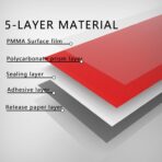 SWRT DOT-C2 Reflective Tape 2 Inch x 30 Feet Red White Reflective Tape Outdoor Waterproof Conspicuity Strong Adhesive Reflector Tape Warning Safety Tape for Vehicles Trailers Boats Signs - Image 5